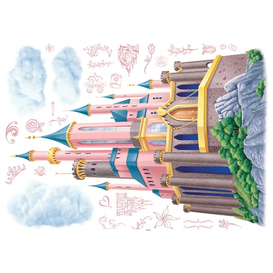 RoomMates Disney Princess Castle XL Giant Wall Decals with String Lights